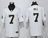 Nike New Orleans Saints 7 Hill White Vapor Untouchable Limited Jersey,baseball caps,new era cap wholesale,wholesale hats